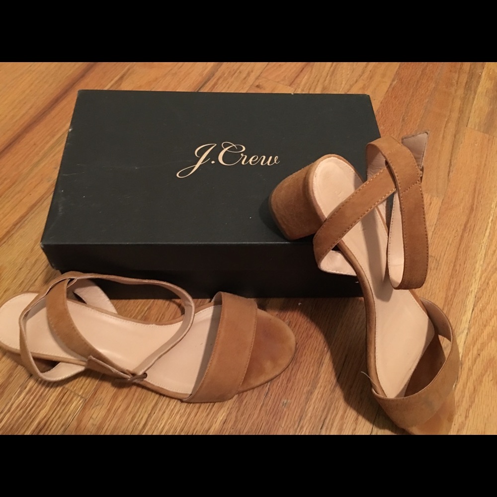 J.Crew Lottie Suede Sandals